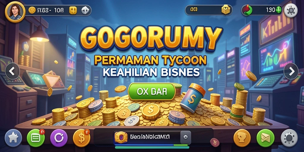 Tampilan gameplay GOGORUMMY yang seru dan menantang.