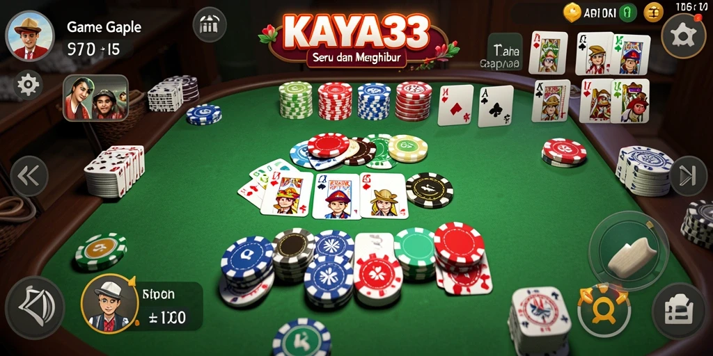 Tampilan gameplay seru dalam KAYA33 dengan fitur Gaple terbaik.