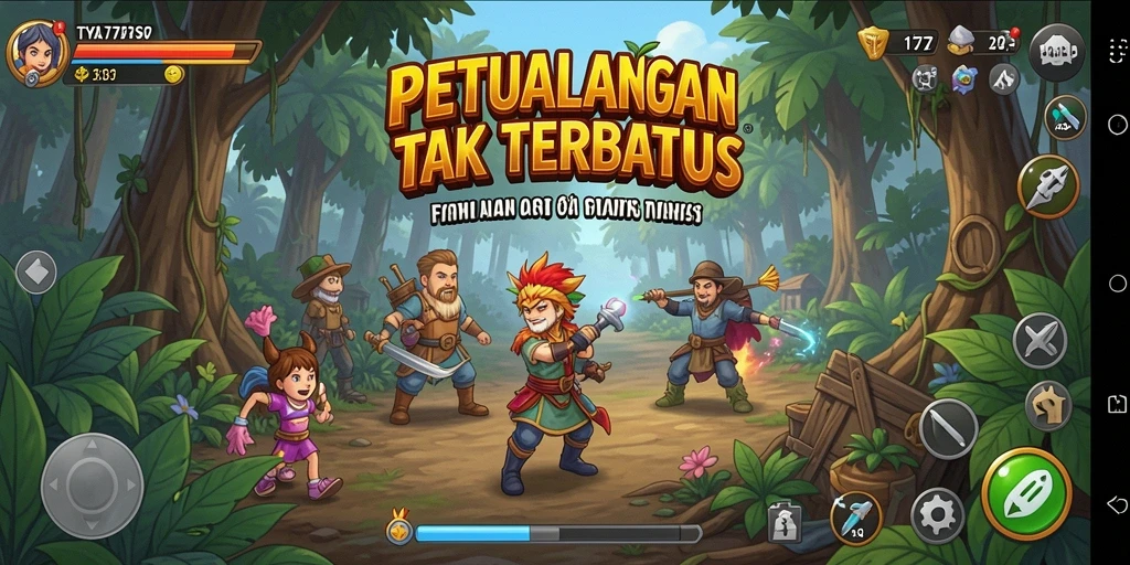 Tampilan gameplay mendebarkan dalam petualangan TYA777.